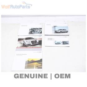 1025614f223 Audi 2010 A6 C6 - Owners Manual