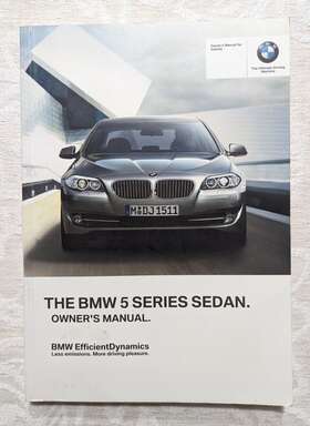 Bmw 01402900490 2012 528i X Drive - Owners Manual 01 40 2 2900 490