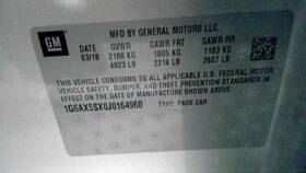 Cadillac 24278700 Automatic Transmission Awd 2.0l Fits 18 Ats 2176113