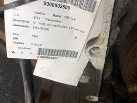 400-03725 Cadillac Automatic Transmission Fwd 2.97 Ratio Opt F79 Fits 91 Deville 139