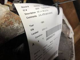 Chevrolet 400-02535 Manual Transmission 4-138 2.3l Fits 90 Beretta 552