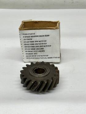 C0ar-7141-g Ford Nos Reverse Idler Gear 3-speed 19t 58 62 Mercury