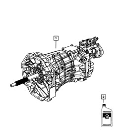Genuine Mopar Transmission 68260253al