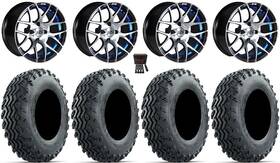 Gtw Wheels / Gtw Tires 108218 Rge221112 Pursuit 12 Inch Golf Blue 22 Rogue E-z-go And Club Car