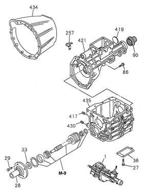 Honda 8-97120-527-0 Genuine Transmission Assembly Manual