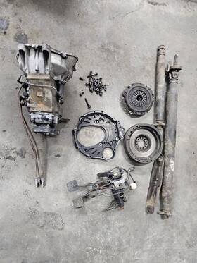 Mercedes-benz 717433 1980 W123 240d Manual Transmission 4 Speed Swap Kit Om616 Diesel