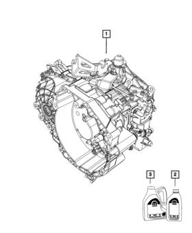 Mopar 68568885aa Genuine 6 Speed Transmission