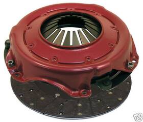 Ram Clutches 900117 New Sbc Clutch Pressure Plate And Full Organic Racing Disc 1 1/8 Inch -10 Spline