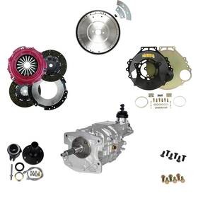 Speedway Motors 91029056-28 Sbf 600hp Tkx 5sp Wide Transmission And Clutch Conversion Kit -28