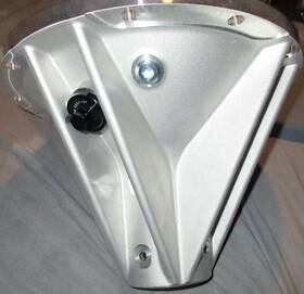 Winters 12083 One Natural Aluminum Side Bell 10in 8 Rib Rh With Inspection Plug