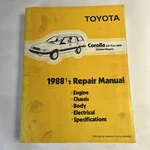 1988 1/2 Toyota Corolla All-trac 4WD Station Wagon Repair Manual W/diagram. Fixed Price $99.99.