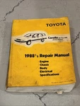 Toyota Corolla All-trac 4WD 1988 1/2 Factory Repair Manual Oem. Fixed Price $45.45.