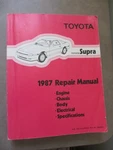 1987 Toyota Supra Hatchback Shop Service Repair Manual Book Turbo 3.0L I6 MA70. Fixed Price $89.97.