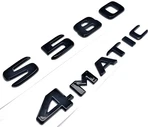 #2 Black S580 + 4MATIC Replacement For Mercedes Liftgate Rear Trunk Emblem Badge. Fixed Price $19.99.
