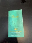 Vintage 1979 Chevrolet Chevette Glovebox Manual. Fixed Price $17.80.