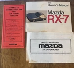 1985 Mazda RX-7 Owner Manual & Warranty Booklet Set Oem Original. Fixed Price $40.00.