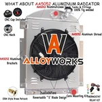 Row Radiator Shroud+fan For 1937-1938 Chevrolet Truck Conversion 3.5L L6 216CU. Fixed Price $217.99.