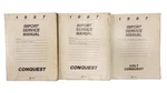1987 Conquest 3-VOL Service Manuals 81-270-7013/7013A Eng/bd/ele 81-699-7032 Eci. Fixed Price $54.99.
