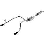 Borla 140852BC S-type Stainless Cat Back Exhaust For 2019-2024 Ram 1500 3.6L V6. Fixed Price $1767.99.