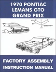 1970 Pontiac Bound Assembly Manual Gto Lemans Tempest Grand Prix Factory. Fixed Price $47.95.