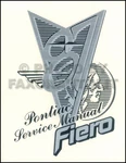 Nos 1987 Pontiac Fiero Shop Manual New Original Service Repair Gt Book Oem. Fixed Price $57.71.