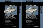 2004 Toyota RAV4 Factory Shop Service Manual. Fixed Price $186.00.