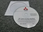 2017 Mitsubishi Lancer & Sportback Shop Service Repair Manual Cd Le Sel. Fixed Price $98.26.
