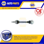 Drive Shaft Fits Vw Bora 1J2 2.8 Front Left 99 To 05 Manual Transmission Napa. Fixed Price $104.66.