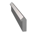 Dualvee T3SS-1 Track, Ss, Ft L, 0.875" W, 0.343" H. Fixed Price $71.99.