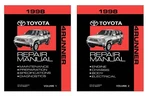 1998 Toyota 4-RUNNER Factory Shop Service Manual. Fixed Price $141.49.