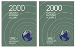 2000 Ford Contour, Mercury Mystique Factory Shop Service Manual. Fixed Price $147.00.