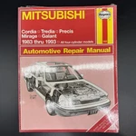 Mitsubishi 1983 Thru 1993 Cordia Tredia Haynes 1669 Automotive Repair Manual. Fixed Price $60.00.