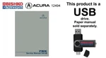 2004-2008 Acura Tsx Factory Shop Service Manual Usb Drive. Fixed Price $57.00.
