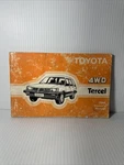 Vintage Toyota Tercel 4WD Wagon 1984 Service Owner Manual Original. Fixed Price $19.99.