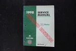 Chevrolet Metro Service Manual 1998 Second Edition Platform Oem Gmp. Fixed Price $34.99.