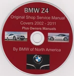 Bmw Z4 2002 -2011 By Of N.a. Dealer Service Shop Manual.plus Owners Manuals. Fixed Price $22.95.