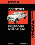 2006 Toyota Tacoma Shop Service Repair Manual Volume Only. Fixed Price $120.00.