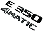 #1 Black E350 +4MATIC Replacement For Mercedes Rear Trunk Emblem Badge Decal Lid. Fixed Price $19.99.
