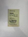 1980 Honda Civic 1300 1500 Hatchback Owners Manual Original Literature Book. Fixed Price $10.00.