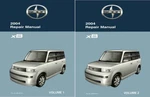 2004 Scion Xb Factory Shop Service Manual. Fixed Price $186.00.