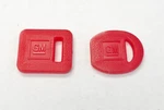 Nos Gm Ignition Door Trunk Lock Late Key Blank Boot Covers Case Molded Red. Fixed Price $13.95.