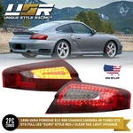 Red/clear Led Rear Tail Lights For Porsche 996 911 Carrera Turbo GT2 GT3 C4S. Fixed Price $849.93.