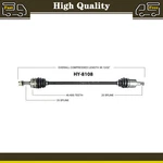 For 2006-2010 2011 Hyundai Accent Kia Rio Automatic Front Right Cv Axle Shaft. Fixed Price $129.75.