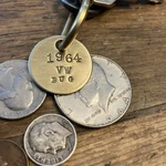 1964 Vw Bug Beetle Volkswagen Key Fob. Fixed Price $14.95.