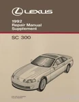 1992 Lexus Sc 300 Factory Shop Service Manual. Fixed Price $47.50.