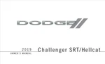 2019 Dodge Challenger Srt Owner's Manual. Fixed Price $60.00.