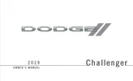 2019 Dodge Challenger Owner's Manual. Fixed Price $60.00.