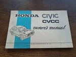 Vintage 1975 Honda Civic Cvcc Owners Manual See Photos. Fixed Price $19.95.
