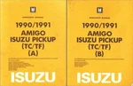 1990-1991 Isuzu Amigo And Pickup Shop Manual Set Original Repair Service Books. Fixed Price $179.00.