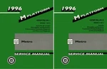 1996 Chevrolet Metro Factory Shop Service Manual. Fixed Price $152.50.